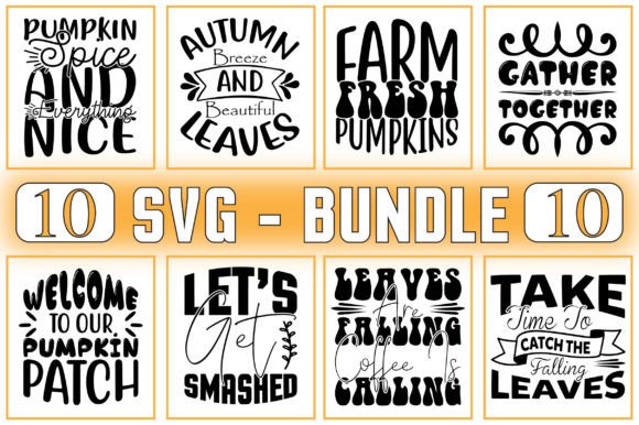 Autumn SVG Design Bundle for Crafts and Graphics