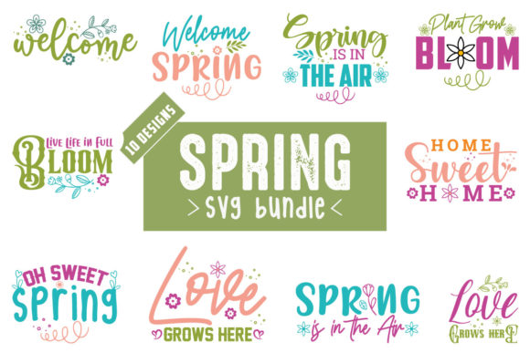 Spring SVG Bundle Vol.2: A Graphic Design Asset for Creative Crafts