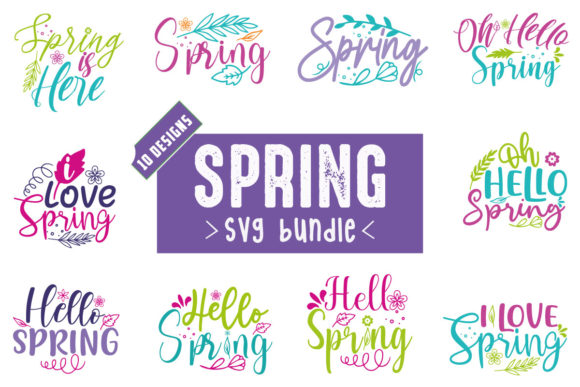 Spring SVG Bundle Vol.7 for Crafts and Graphics